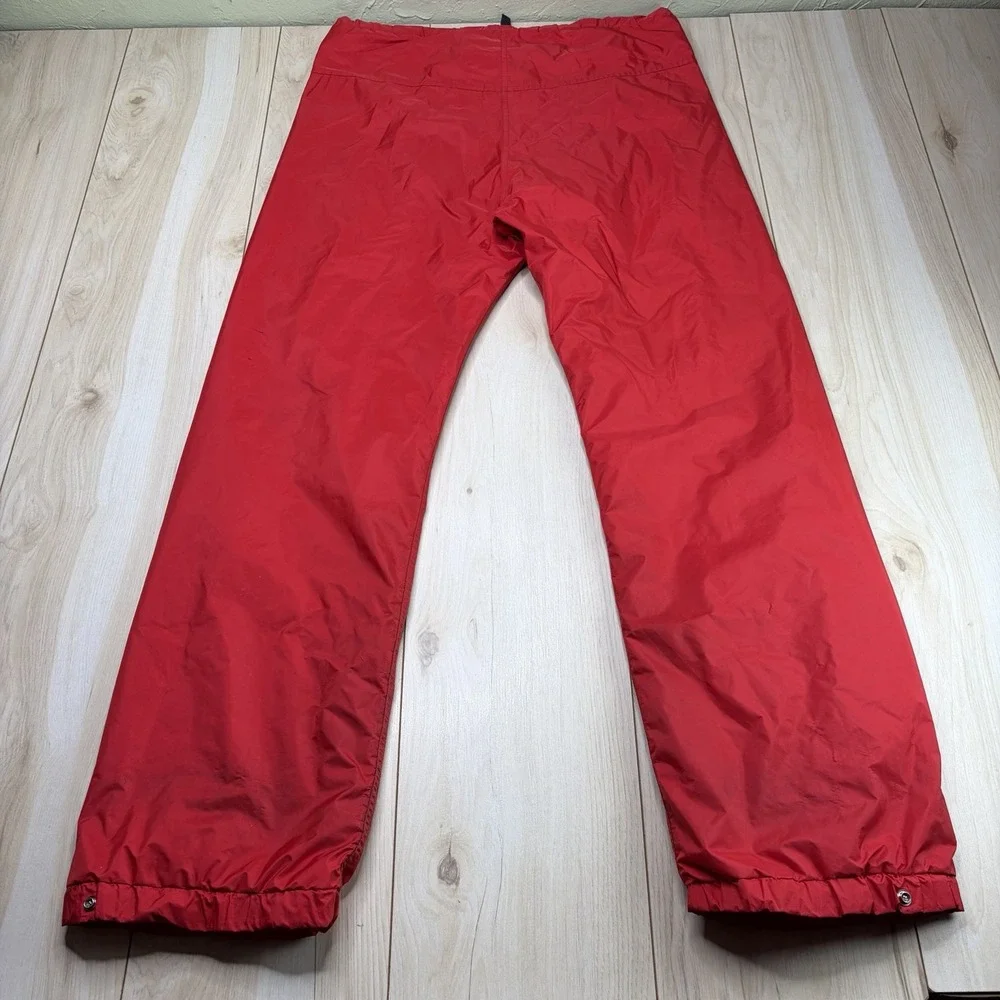 VTG 80s The North Face Gore-Tex Nylon Pants Mens Large Red USA Made